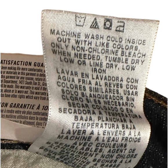 Wrangler Authentics-Boys Five pocket Jeans size 14 Regular Drk Wash ZBSCBM2 - Picture 8 of 10